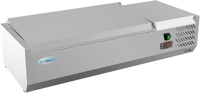KoolMore SCDC-3P-SG Commercial-Refrigerator, 40 Inch, Silver