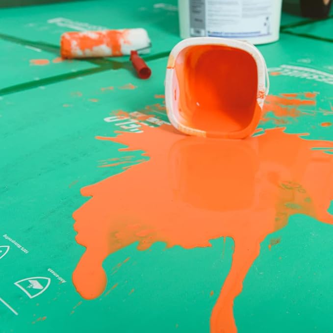 39" x 100' Heavy-Duty Temporary Floor Protection for Construction & Renovation, Green, Surface Protection Film for Hardwood Floors, Tile&Hard Paint Protection. (H-300G 39" x 100')