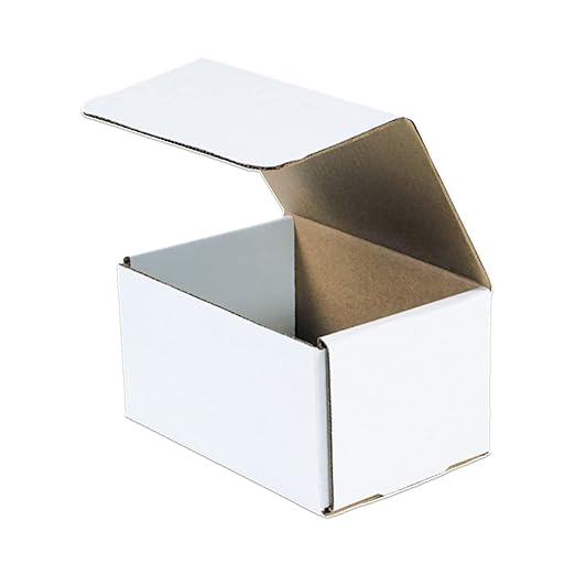 AVIDITI Shipping Boxes Small 7"L x 5"W x 4"H, 50-Pack | Corrugated Cardboard Box for Packing, Moving and Storage