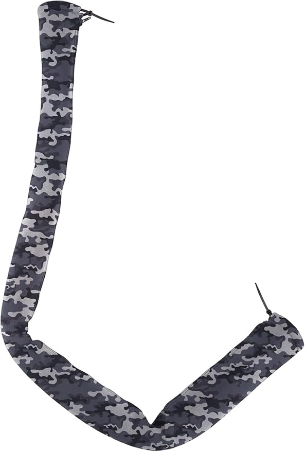 2PCS 48-Inch Trolling Motor Cable Sleeve,Zippered Rigging Sleeve,Made of Neoprene Thick Trolling Motor Sleeve,Great for Cover Wire and Extension Cords (Camouflage Blue)