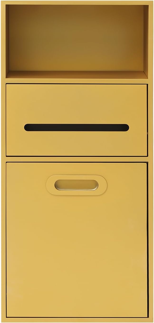 Stainless Steel Shower Niche for Trash Can Stainless Recessed Storage Cabinet Gold 26 * 11.8 No Tile Needed Wall Niche Recessed Toilet Paper Holder for Kitchen Living Room Bedroom Hotel