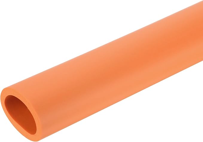 uxcell Foam Tubing for Handle Grip Support,36mm ID 48mm(1 7/8") OD 0.3 Meter/1ft Length Orange