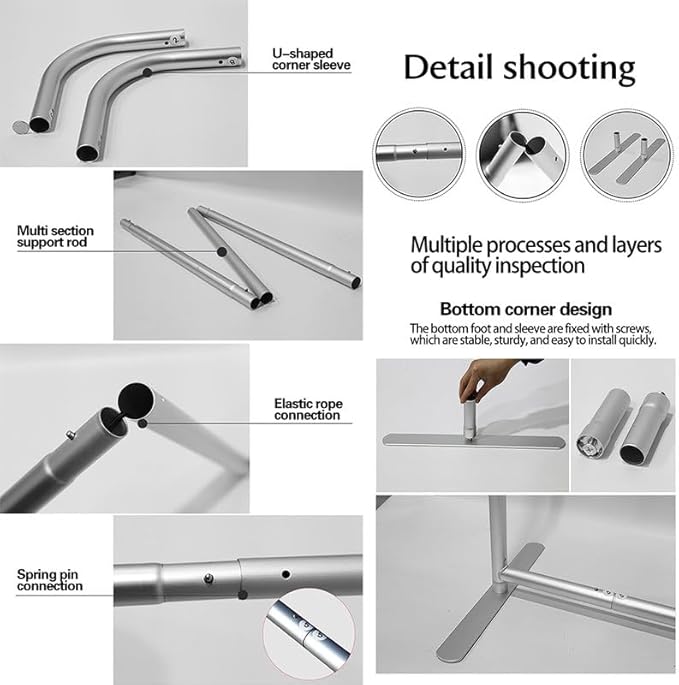 Customize Trade Show Display Tension Fabric for Backdrop Frame and Banner Set - Double-Sided Printing 7.5×7.5 FT