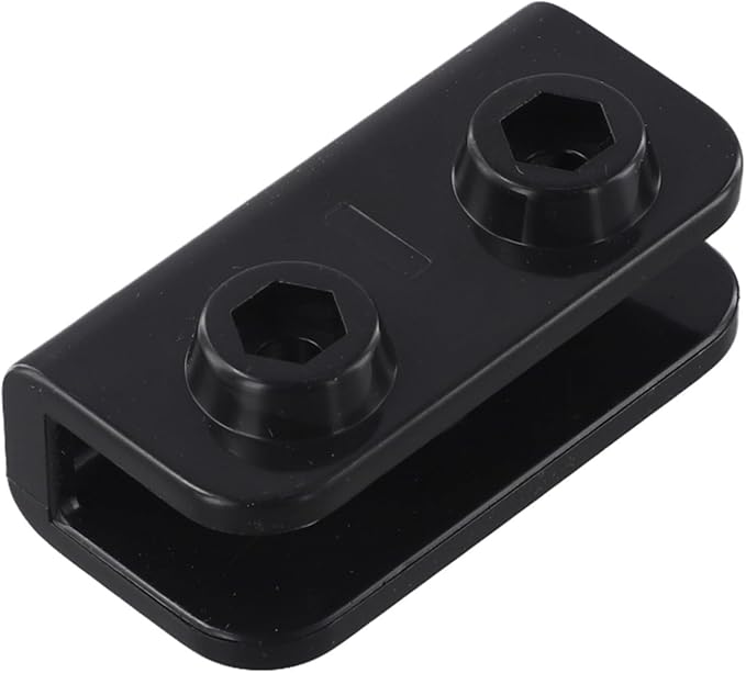 1Pc/4Pcs 2-Way Pop-up Gazebo Replacement Connector Spare Parts Rectangular Bracket Set, Canopy Truss Connector Replacement Parts Replacement Parts Black(1Pc)