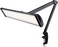 Neatfi LED Desk Lamp, 3,500 Lumens, 3 Light Modes, Dimmable, 45W, Touch Control, 26 Inch Wide Metal Shade, 540 SMD LEDs, Directional Lighting, Eye Caring Task Lamp (CCT with Clamp, Black)