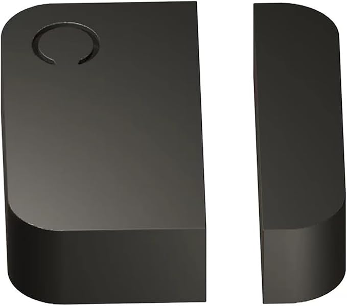 Door Sensor Cover Compatible with Ring (Color Matching), Snap-On Design for Ring 1st/2nd Gen Sensors, Strong Protective to Hide White Sensor, Upgrade Home Security Aesthetics - Black