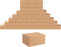 EdenseeLake 40 Pack 8x6x4 inches Shipping Boxes Small Cardboard Boxes for Packing, Moving, Mailing, Brown