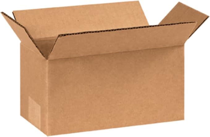 Secure Seal - 8x4x4 Pack of 50 Corrugated Cardboard Packing Shipping Mailing Moving Carton Boxes