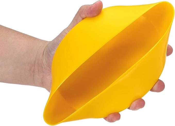 uxcell 4pcs Rubber End Caps 160mm(6.3 Inch) ID Vinyl Round End Cap Cover Screw Thread Protectors Yellow, 50mm Height