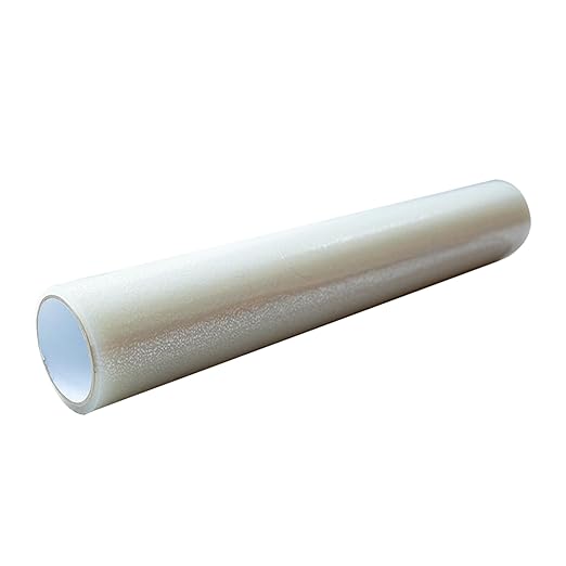 PAD 'N PROTECT Heavy Duty Temporary Carpet Protection Film. Easy Unwind, Strong with Self Adhesive Backing for Carpet and Stair Rug, 2.5 Mil., Clear, Reverse Wound. Paint & Waterproof (36" x 500')