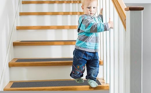 Anti Slip Traction Tape Grey Grip Tape Waterproof 2Inch x 66 Ft Heavy Duty Non Slip Strips Safety Anti Slip Tape for Stairs Steps Ramp Tread Traction Tread Staircases Outdoor/Indoor Walk