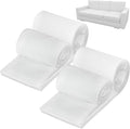 Innconee 4 Pcs Foam Roll Set,2 Pcs 2'' x 24'' x 79'' Upholstery Cushion White High Density 2 Pcs 59'' Wide x 5 Yds Quilt Batting Multipurpose Upholstery Polyester,Cushion Wrap,Wadding Padding for Home