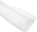 MECCANIXITY 1-1/5 Inch ID Split Loom Tubing 10ft Polyester Cord Protector Wire Cable Sleeve for USB Cable Power Cord, White