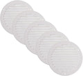 Vent Systems 6 Inch (Inner) Pack of 5 White Vent Cover - Round Metal HVAC Return Air Grille with Mesh Screen - Register Soffit Wall Vent - Outdoor, Indoor, Crawlspace - Exhaust Ventilation Grill
