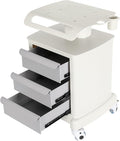 Mobile Ultrasound Trolley Cart Portable Ultrasound Imaging Scanner Vehicle Medical Beauty Storage Cart 110LBS Load with 4 Wheels 2 Brake for Hospital Office Bedroom Medical Clinic