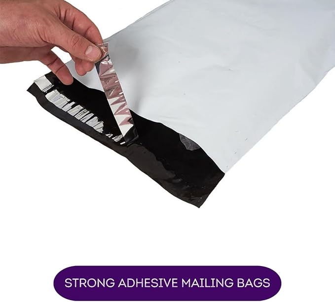 7STAR 9x12 Poly Mailers – Self-Sealing Shipping Envelopes, Tear-Resistant Waterproof Mailing Bags, 2.75 Mil Thick – Available in 1000 or 2000 Count (White, 9" x 12", 2000, Count, 1)