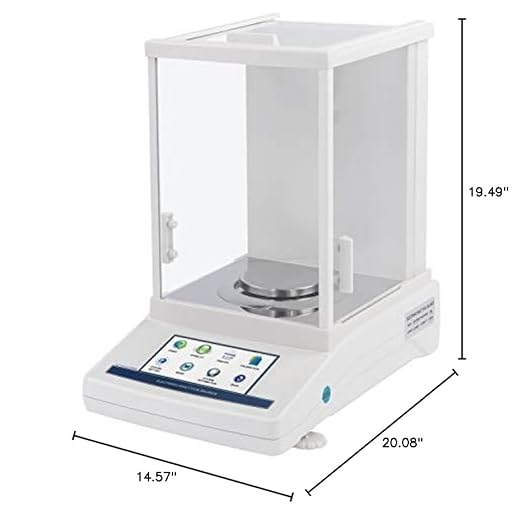 U.S. Solid 0.1mg Analytical Balance, 220g x 0.0001g Touch Panel Lab Scale, Auto Internal Calibration, RS232, Piece Counting, Percent Weighing, Adjustable Stability & Display Speed, g, oz, ct, mg