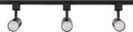 Amped Collection 3-Light 48in Field Cuttable LED Track Lighting Kit with 3 LED 3000K Warm White Track Heads, 4ft Track, End Caps, Floating Feed in Black Finish