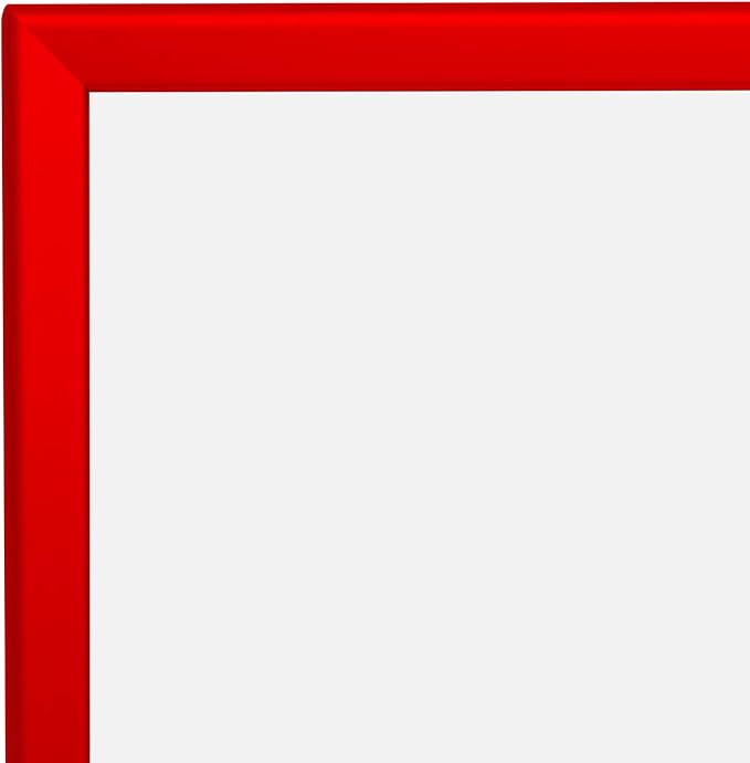 SnapeZo Photo Frame 18x24, Red, 1.25 Inch Aluminum Profile, Front-Loading Snap Frame, Wall Mounting, Professional Series