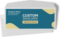 GotPrint Custom Envelopes with Logo, Full Color | #10 Standard Envelope for Mailers| Upload Business Design, Add Text or Logo, Full Color | Print Personalized 4.125x9.5, 250Qty