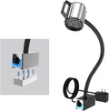 Super Strong Magnetic Base LED Work Light, 800 Lumens IP66 Waterproof Gooseneck Lamp for Machine Shop, Lathe, Drill Press Repair