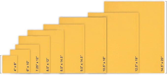 PackageZoom #4 9.5 x 14.5 Padded Envelopes Kraft Bubble Mailer Shipping Envelopes 100 Pack