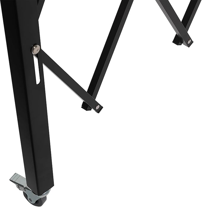 Single Folding Security Gate 7.22' H x 7.5' W Iron Accordion Security Gate Flexible Expanding Security Gate 180° Rolling Barricade Scissor Door with Padlock for Entry Security, Garage, Warehouse