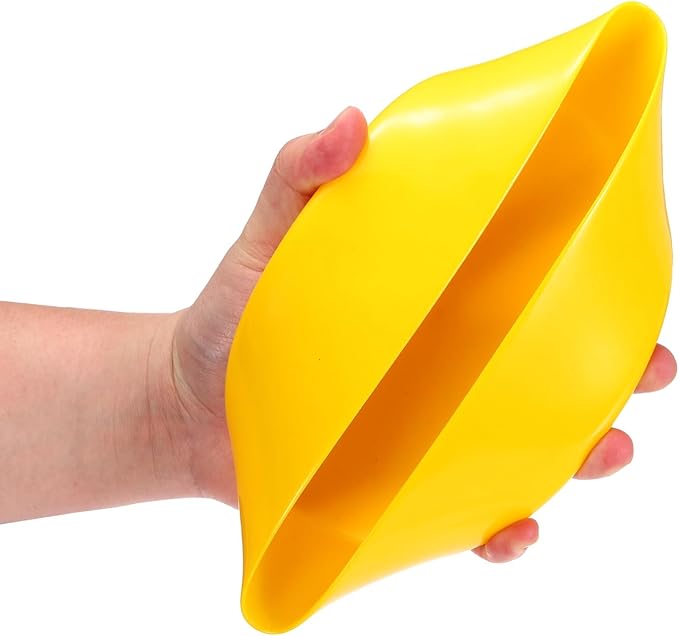 uxcell 4pcs Rubber End Caps 170mm(6.7 Inch) ID Vinyl Round End Cap Cover Screw Thread Protectors Yellow, 50mm Height
