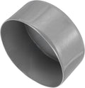uxcell 4pcs Rubber End Caps 110mm ID Vinyl Round End Cap Cover Screw Thread Protectors Light Gray, 50mm Height