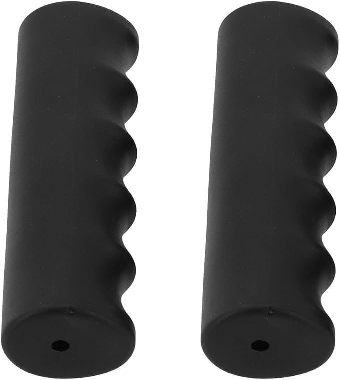 2Pcs Rubber Handle Cover Wheelbarrow Rubber Non-Slip Ergonomic Weatherproof Round Handle Grip Covers For Garden Carts(118 x 27mm)