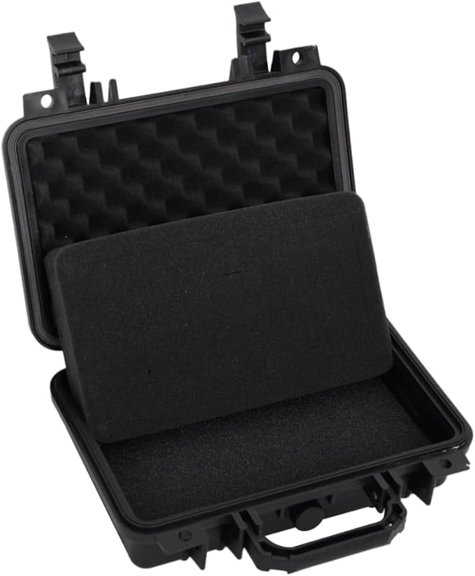 PP Portable Flight Case, Lockable Tool Box for Transportation Travelling, Protective Equipment Case, 11.8"x8.7"x3.9", -280