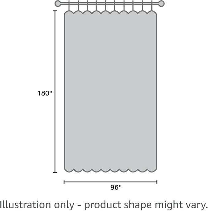 BGment Christmas Sliding Door Curtain 180 X 96 Inches, Wide Thermal Blackout Curtains Room Darkening Room Divider Window Curtain, 1 Panel, Emerald, 96 Length X Wide 180