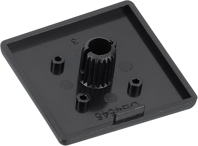 uxcell 6Pcs Extruded End Cap Nylon, 45x45mm T-Slot Aluminum Profile 4545 European Standard End Cap Extrusion Plug for Trolley, Fish Tank Rack, Storage Rack, Black