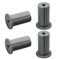 4pc Starlink Cable Grommet 1" Silicone Waterproof Wall Hole Pass Through Split Cable Bushings for TV Wire Ethernet Cord, Starlink Cable Routing Kit Accessories, 52.5mm/2.07" Ht, Grey