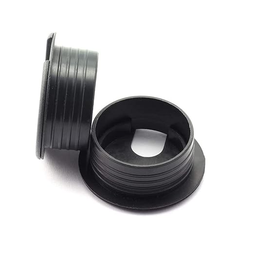 TuTuYa 8PCS Desk Grommet, Desk Grommet 1-1/2 Inch (38mm) Desk Cable Grommet Desk Cable Hole Covers with Hole Saw, Ideal Solution for Office and Home Table Cable (Black,1-1/2 Inch)