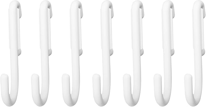 Didiseaon 7Pcs Pegboard Hanging Hooks Wall Mount Storage Hangers for Garage Kitchen Office Tool Organization Utility Shelf Hooks