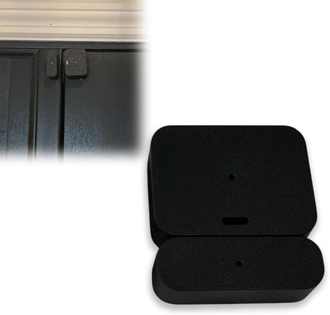 Compatible with Simplisafe Entry Sensor Cover | Decorative Protective Shield | Damage Prevention & Aesthetic Enhancement | Easy to Install & Removable Design (Black)