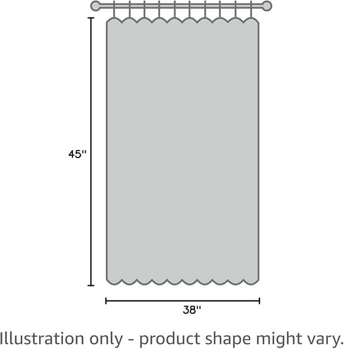 JIUZHEN Christmas Blackout Curtains for Bedroom - Thermal Insulated Room Darkening Rod Pocket Short Curtains for Living Room, Set of 2 Panels with Tiebacks, 38 x 45 Inch Length, Burgundy