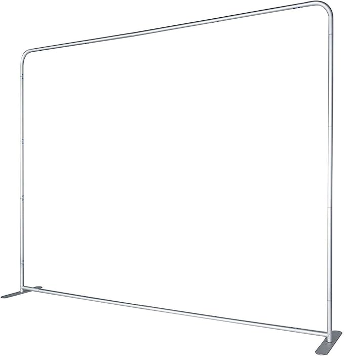 Custom Straight Tension Fabric Display Backdrop, Step and Repeat Backdrops for Events, Trade Show Display Backdrop Booth (Graphic with Stand, 10x10ft Single Sided Print)