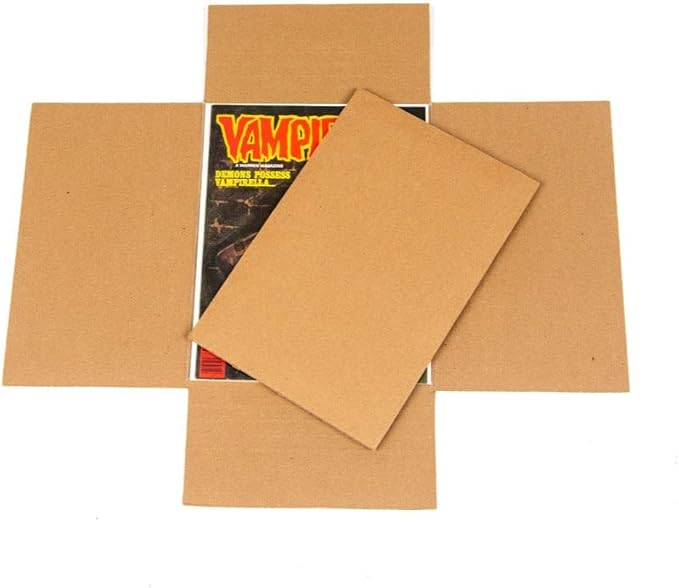 Gemini Magazine and Comic Book Mailers for Shipping (8.5x11x2’’ – 50 Mailers + 50 Fillers) | Protective Fillers for Extra Support | US-Made, Expandable, Great for Shipping Documents, Photos & More.