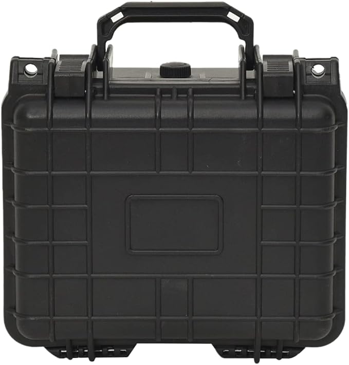 PP Portable Flight Case, Lockable Tool Box for Transportation Travelling, Protective Equipment Case, 10.6"x9.8"x7.1", -282
