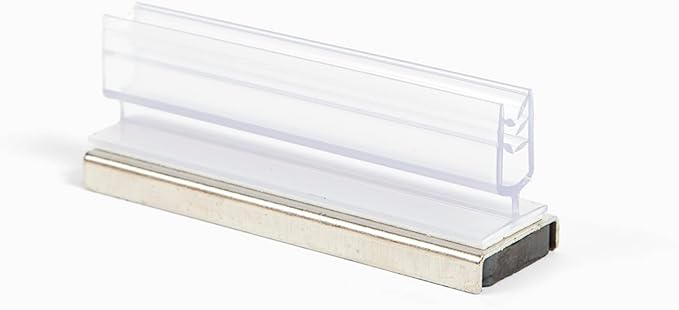 Sightline Display- Magnetic Sign Holder - 24 Pack - 3" L x 7/8" W x 1-1/8"- Inserts Signage Between .100" to .250" Thick - Retail Wall Display- Store Display- Vendor Event Supplies- Warehouse and Shop