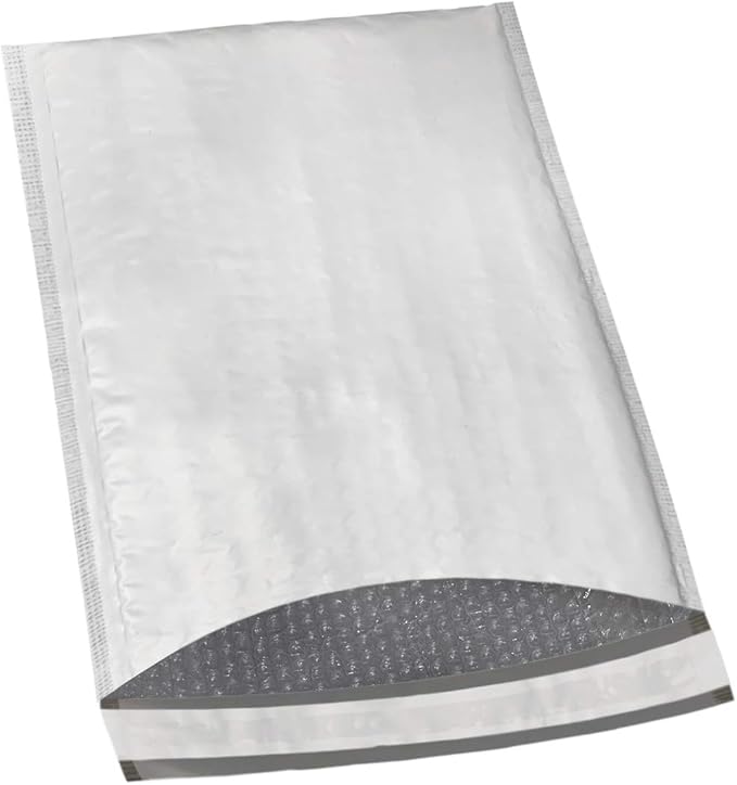 6x10" Poly Bubble Mailer Self Seal Bubble Shipping Envelopes 2.5 Mil 250 Pack