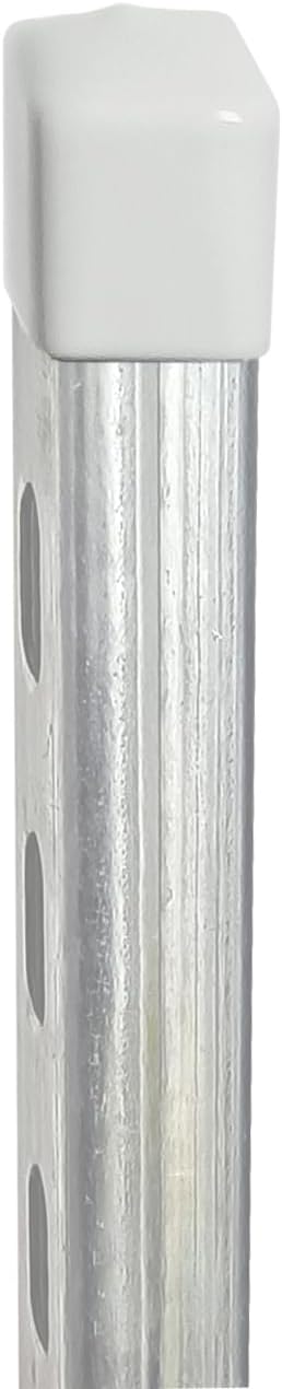10 Pack Strut Channel Cap, 1-5/8" x 7/8" Plastic White Short End Cap for 13/16" & 7/8" Tall Strut Channel End Cover