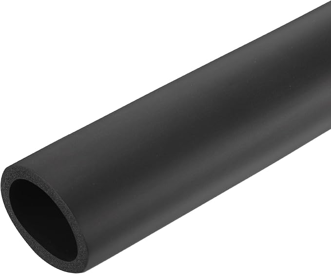 uxcell Foam Tubing for Handle Grip Support,36mm ID 48mm(1 7/8") OD 0.3 Meter/1ft Length Black