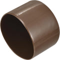 uxcell 4pcs Rubber End Caps 59mm(2 5/16") ID Vinyl Round Tube Bolt Cap Cover Screw Thread Protectors Brown, 40mm Height