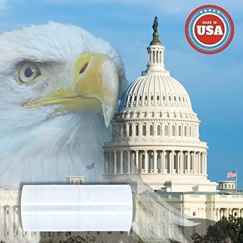 PSBM 256 Rolls 12 Inch x 2000 Feet 60 Gauge Stretch Film/Wrap, Heavy Duty Industrial Strength Clear Shrink Plastic Wrap for Moving, Packing, Shipping, Pallet Wrapping & Storage