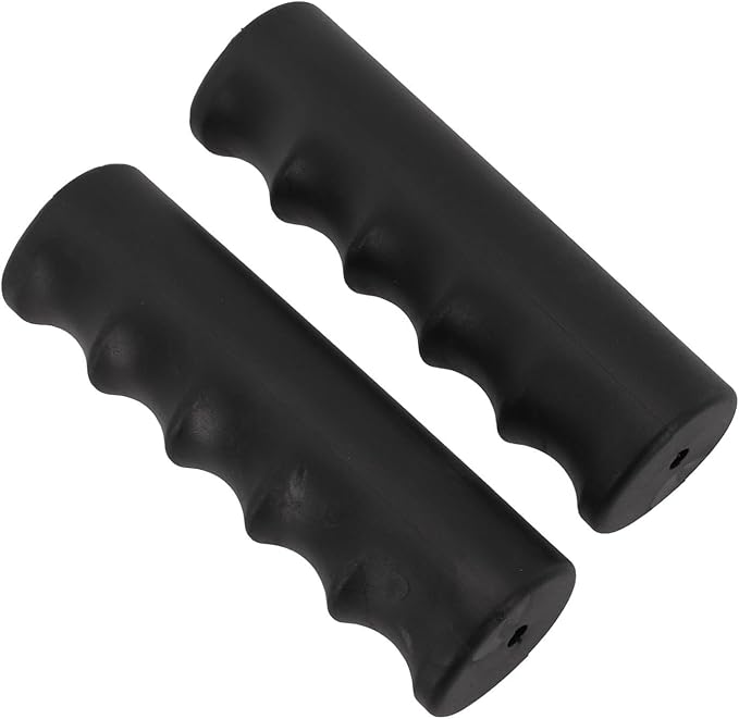 2Pcs Rubber Handle Cover Wheelbarrow Rubber Non-Slip Ergonomic Weatherproof Round Handle Grip Covers For Garden Carts(118 x 22mm)