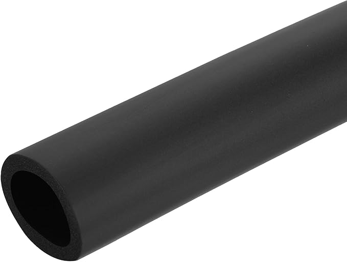 uxcell Foam Tubing for Handle Grip Support,25mm(1") ID 35mm(1 3/8") OD 0.3 Meter/1ft Length Black