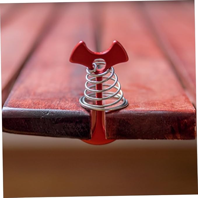 Adjustable Fishbone Deck Anchor Pegs Tent Stakes Floor Ground Tent Nail Hook for Camping Outdoor Hiking Activiti 12 Pieces